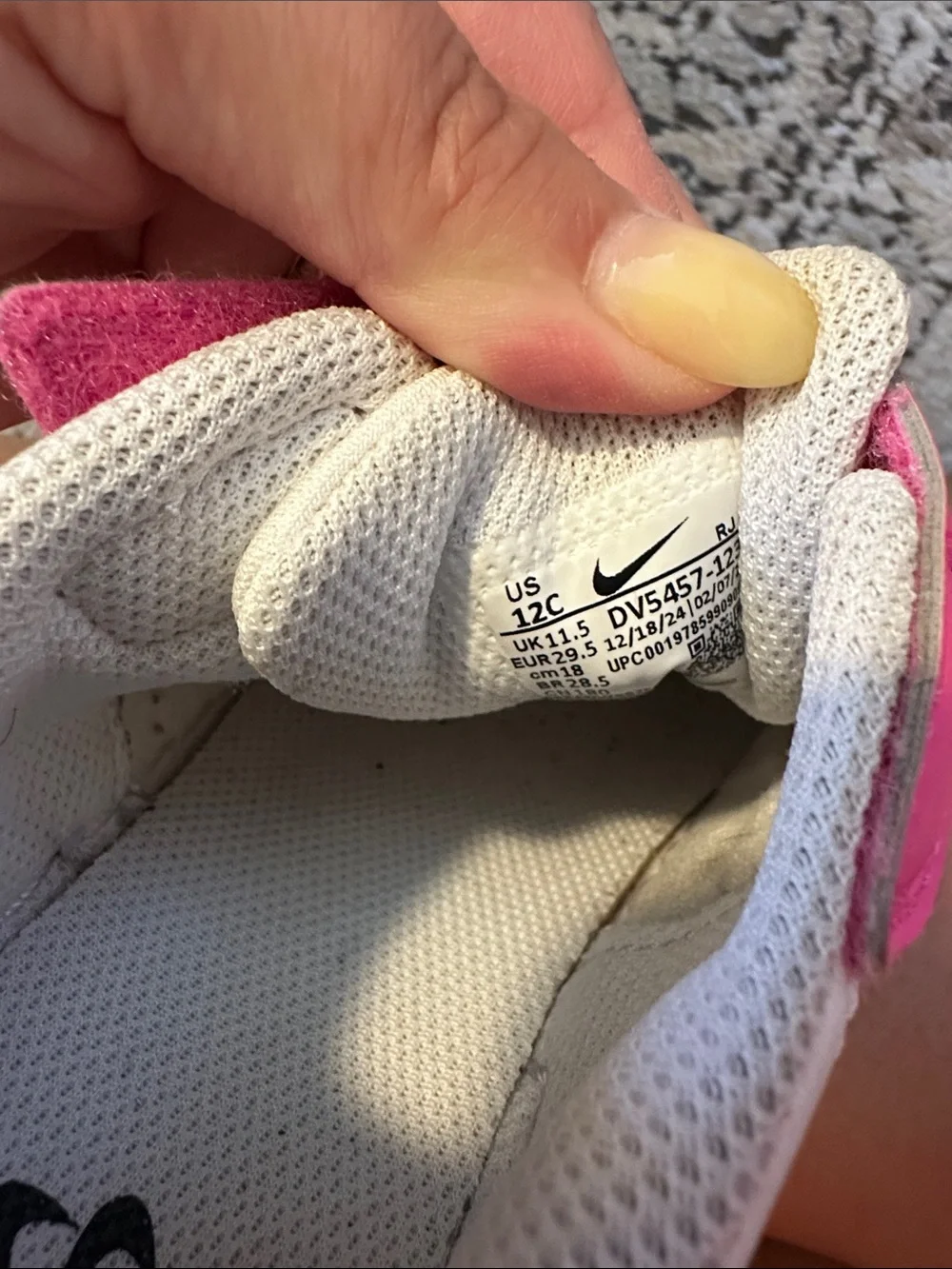 Nike Little Girls Court Sneaker